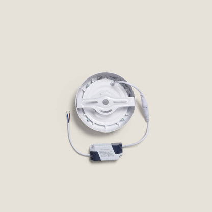 KOLZIVO rond LED opbouwpaneel in wit