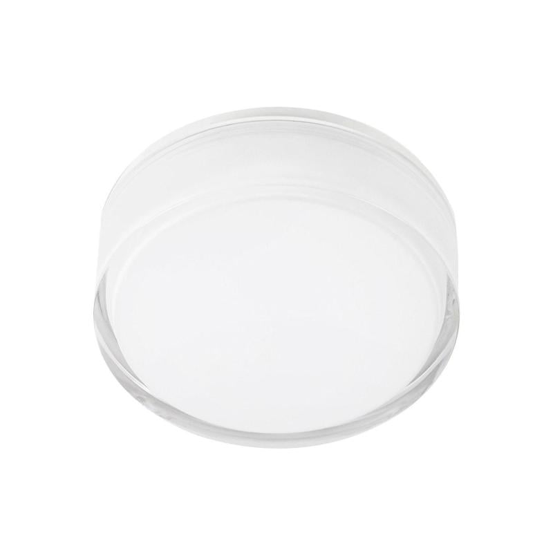 CALDRANO ronde plafondlamp van glas en metaal, afbeelding 1