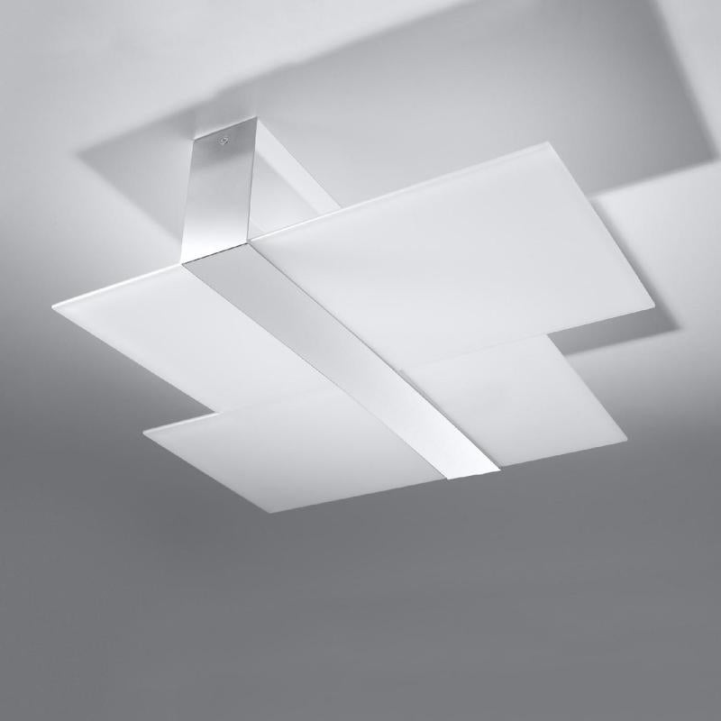 MARZAVO plafondlamp van glas en staal, afbeelding 2