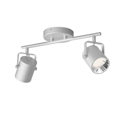 PELMIVO langwerpige zilverkleurige LED plafondlamp