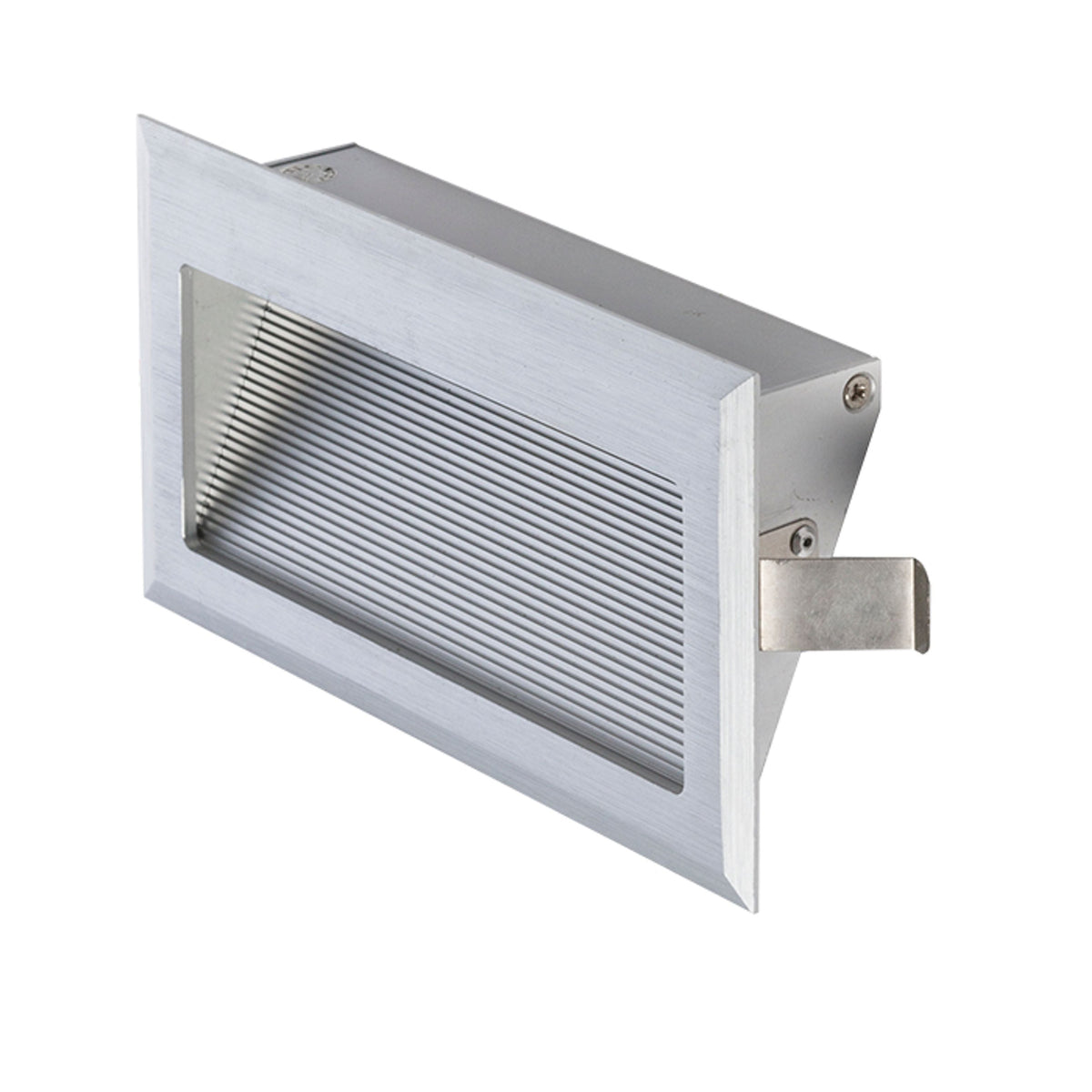 INTRO L inbouw wandlamp geborsteld aluminium