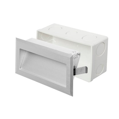 INTRO L inbouw wandlamp geborsteld aluminium