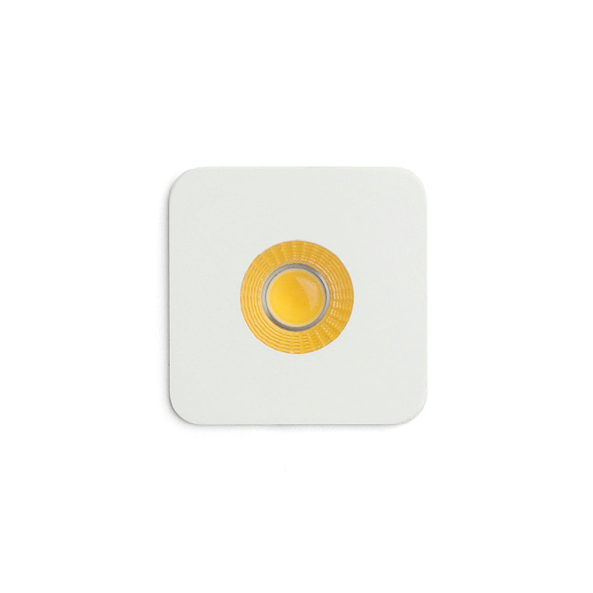 RIO SQ vierkante inbouw wandlamp wit