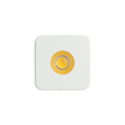 RIO SQ vierkante inbouw wandlamp wit