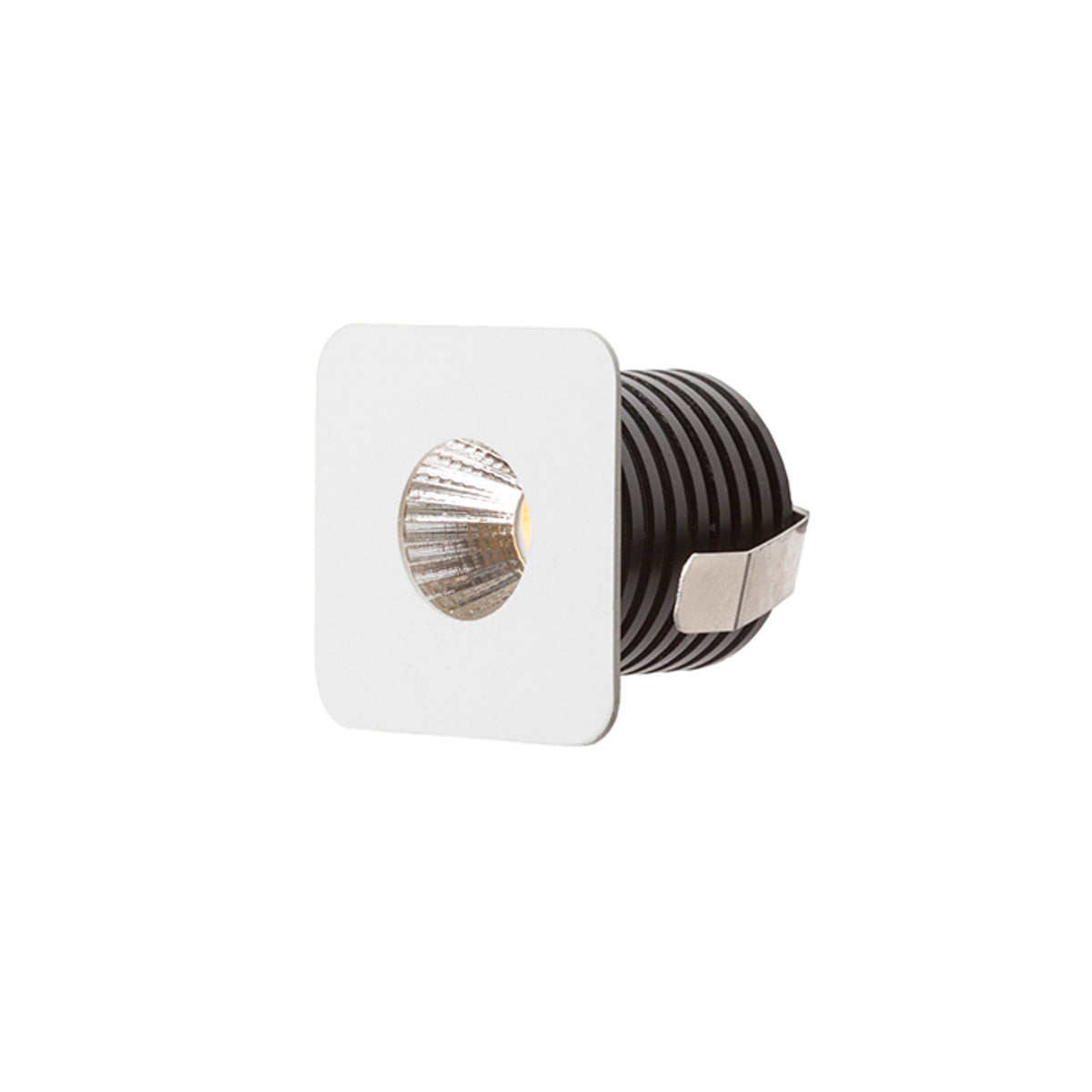 RIO SQ vierkante inbouw wandlamp wit