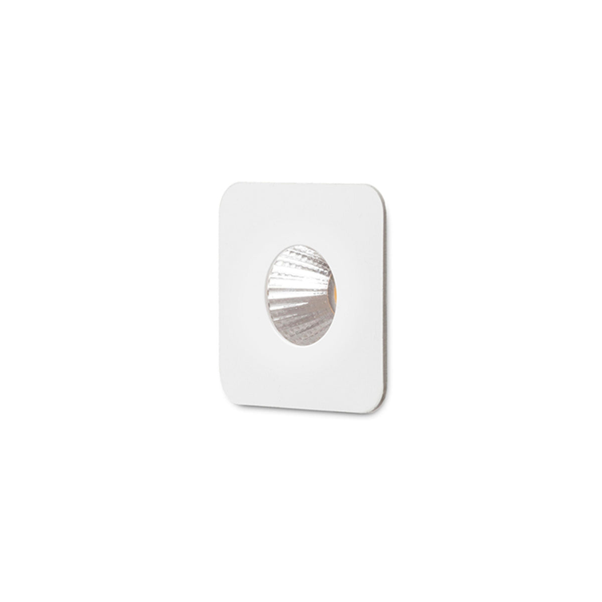 RIO SQ vierkante inbouw wandlamp wit