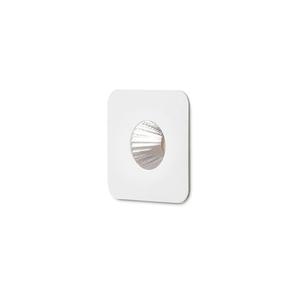 RIO SQ vierkante inbouw wandlamp wit