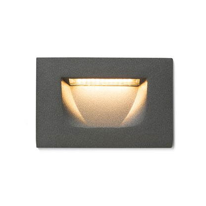 PER inbouw wandlamp antracietgrijs