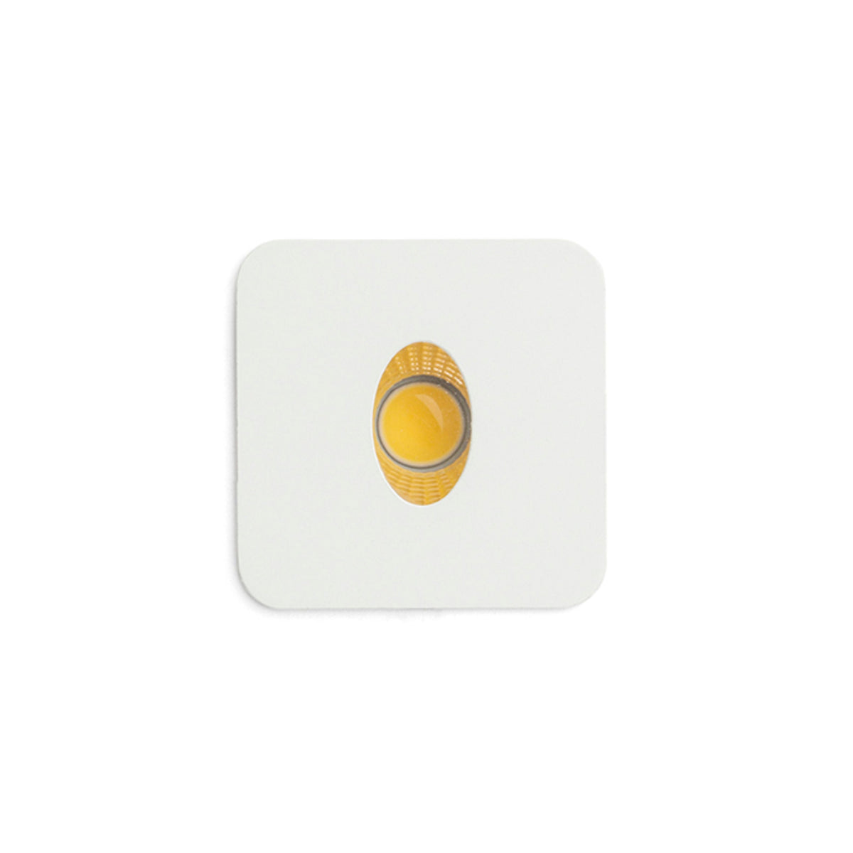 RIO SQ O vierkante inbouw wandlamp wit