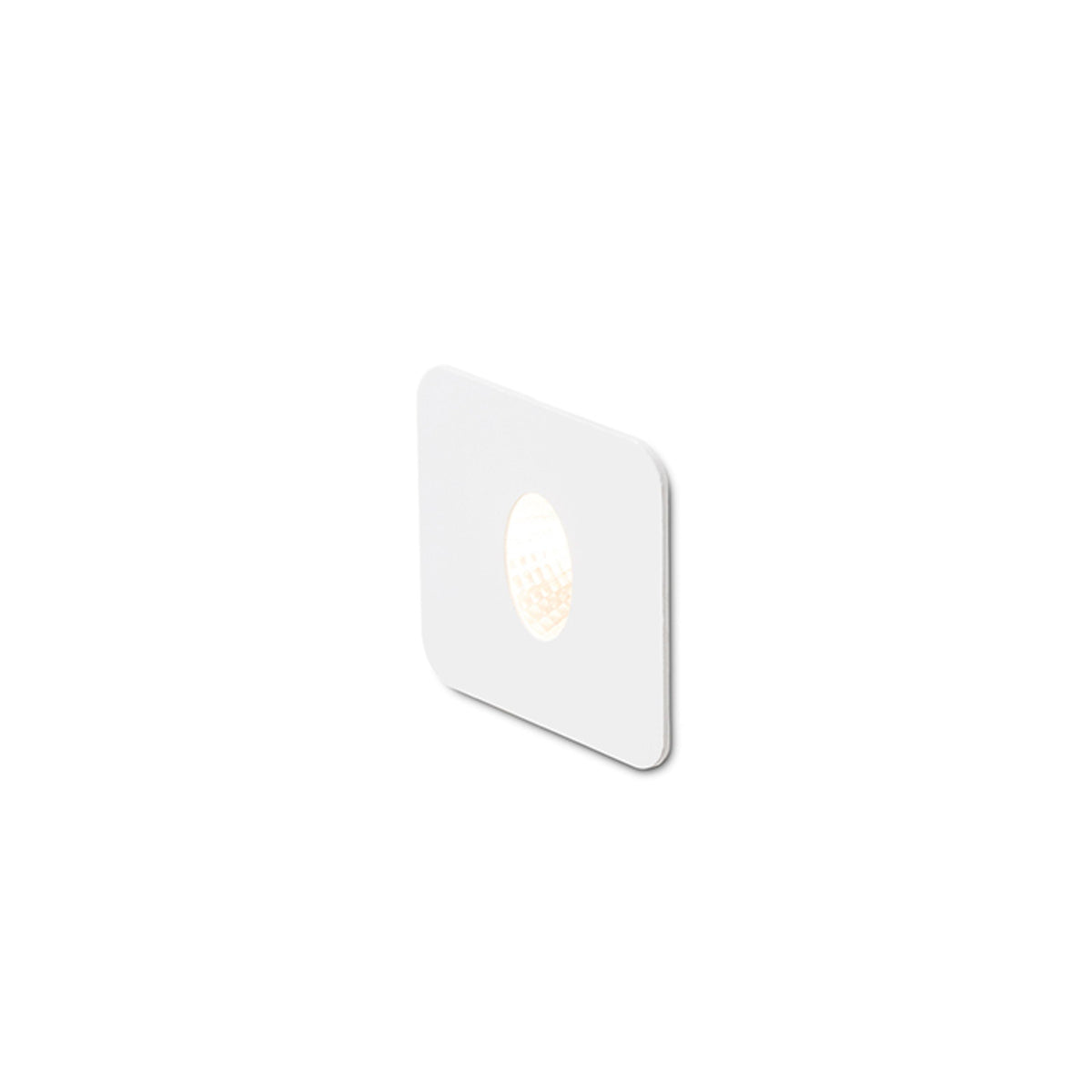 RIO SQ O vierkante inbouw wandlamp wit