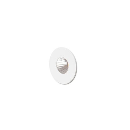 RIO R ronde inbouw wandlamp wit