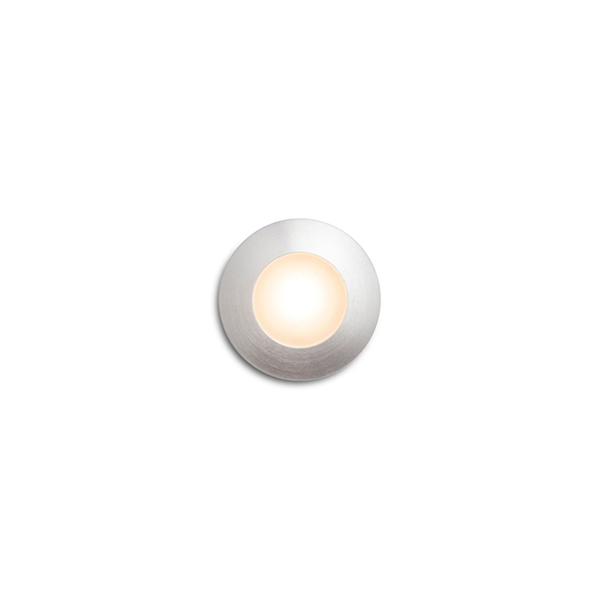 CLUB inbouw wandlamp zilvergrijs