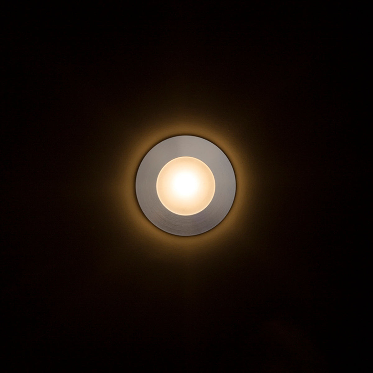 CLUB inbouw wandlamp zilvergrijs