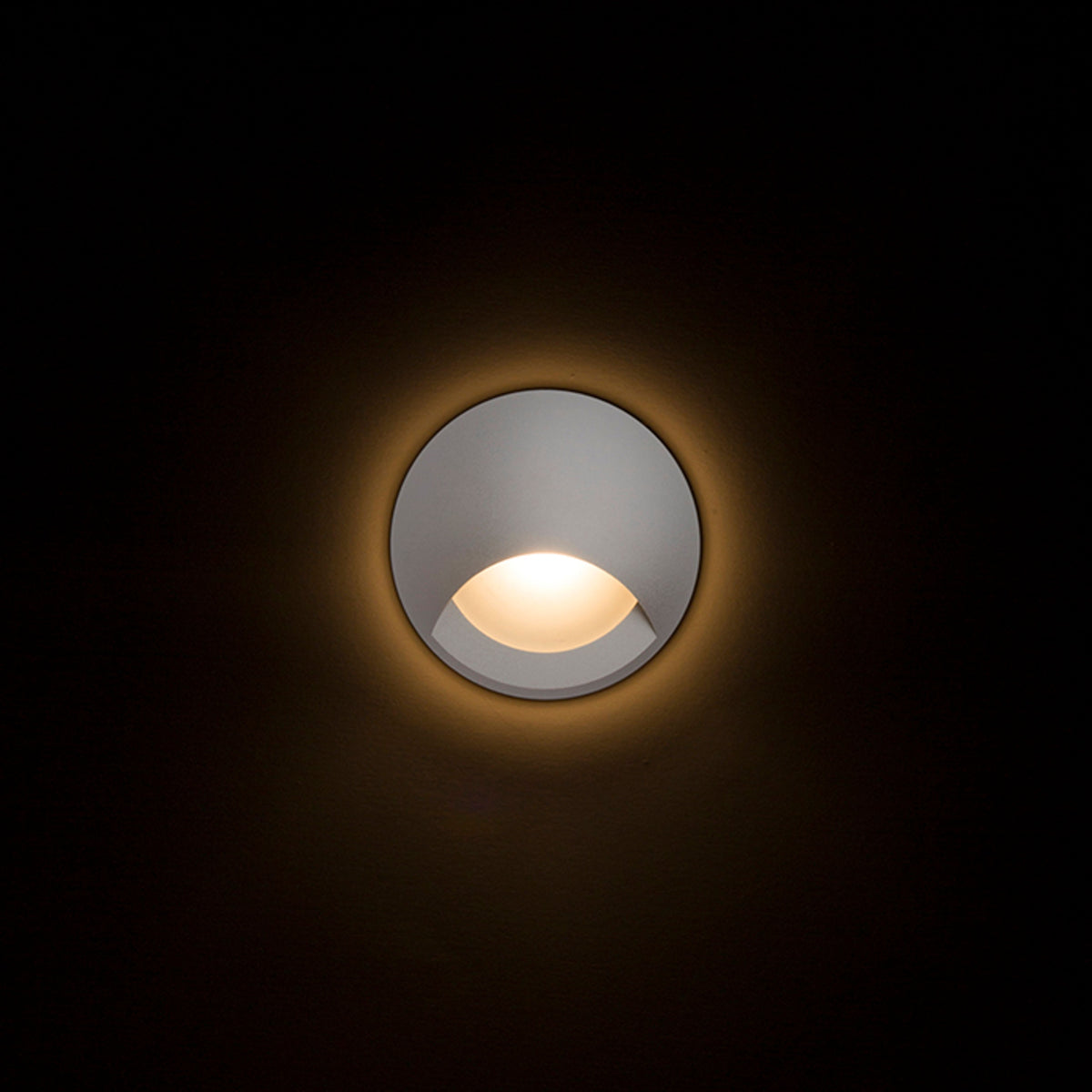 CLUB IND inbouw wandlamp zilvergrijs
