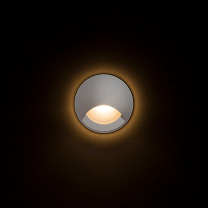 CLUB IND inbouw wandlamp zilvergrijs