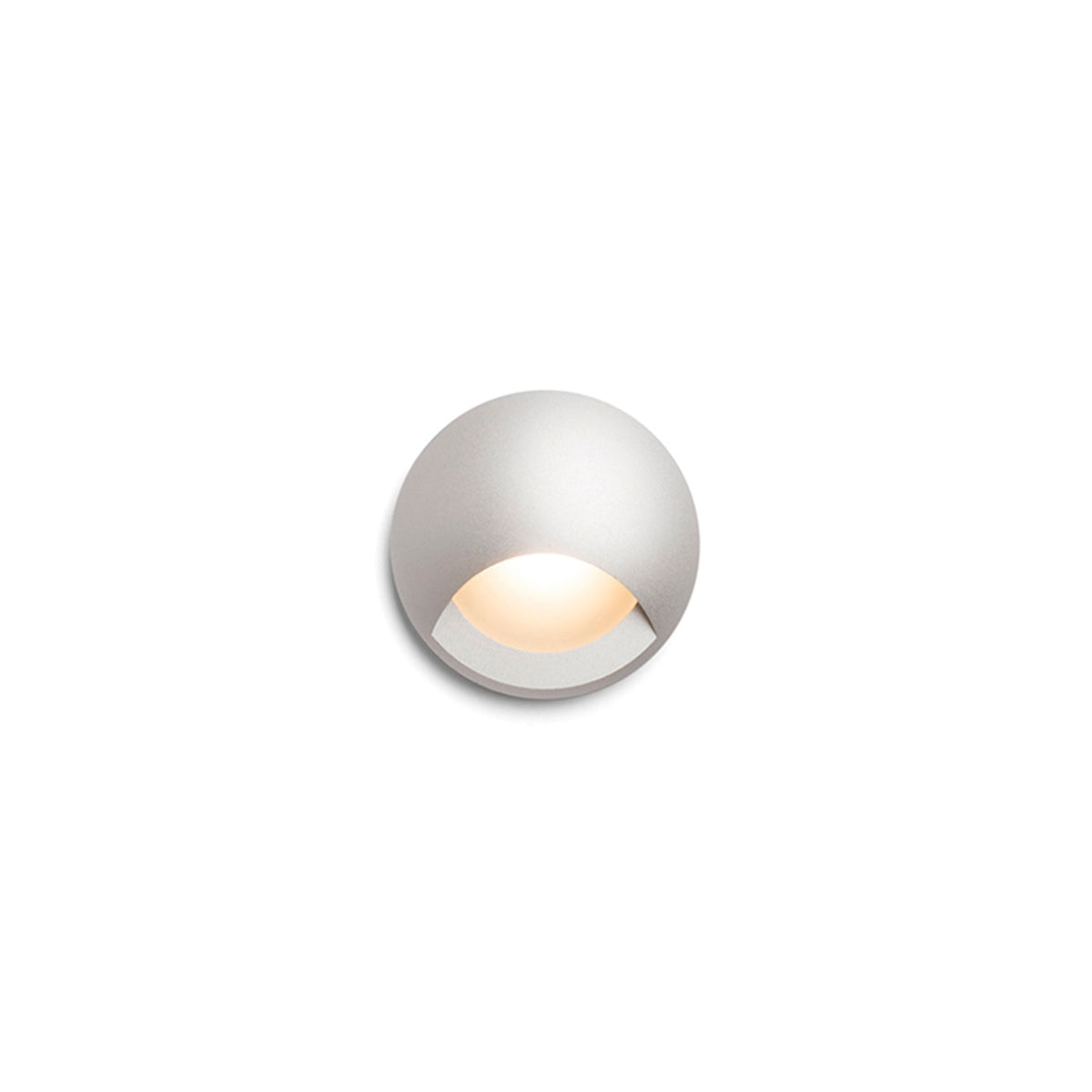 CLUB IND inbouw wandlamp zilvergrijs