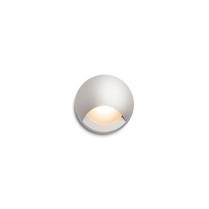 CLUB IND inbouw wandlamp zilvergrijs