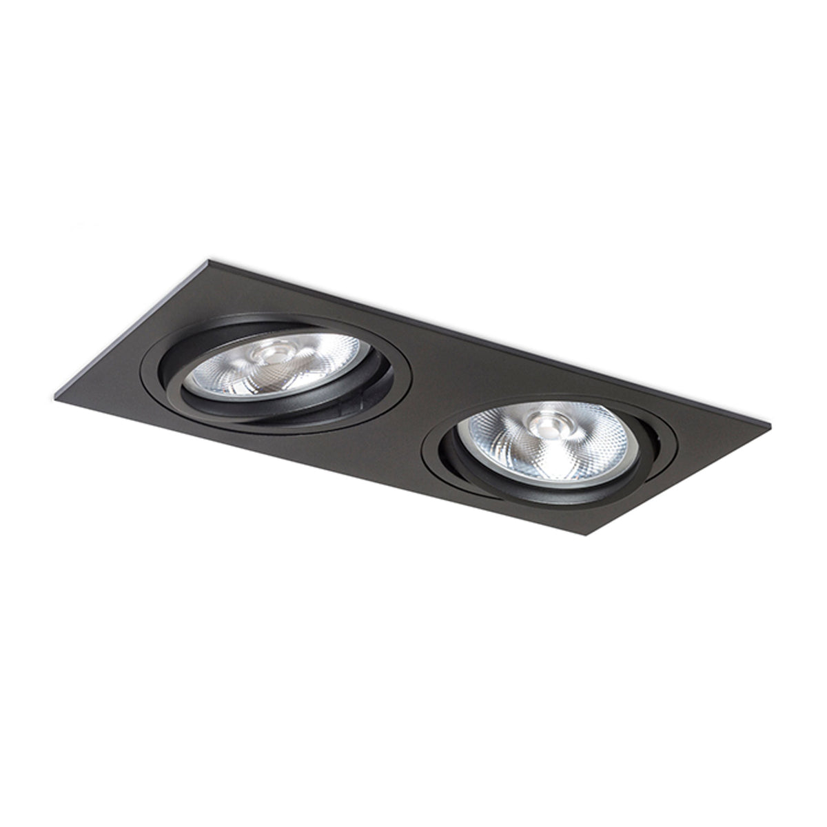PASADENA G53 SQ II inbouwspot zwart