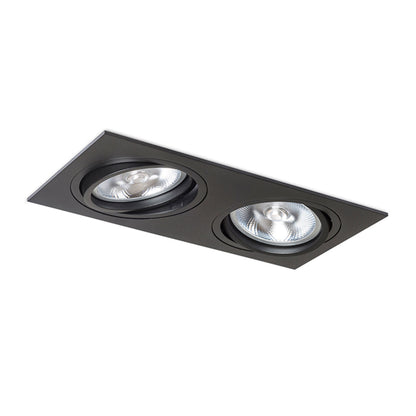 PASADENA G53 SQ II inbouwspot zwart