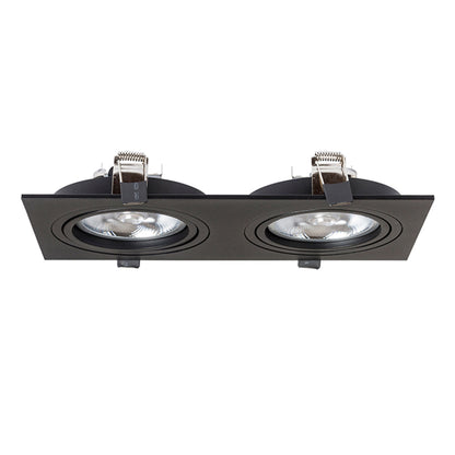 PASADENA G53 SQ II inbouwspot zwart