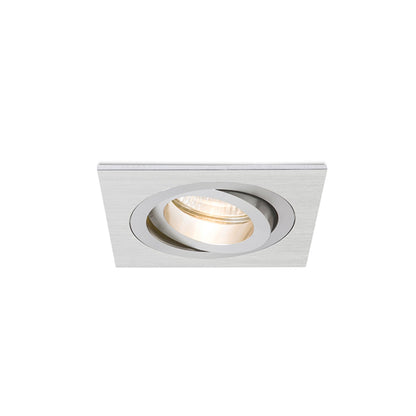 PASADENA GU10 SQ I inbouwspot geborsteld aluminium