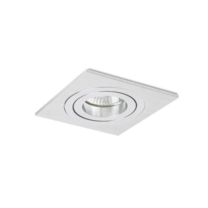 PASADENA GU10 SQ I inbouwspot geborsteld aluminium