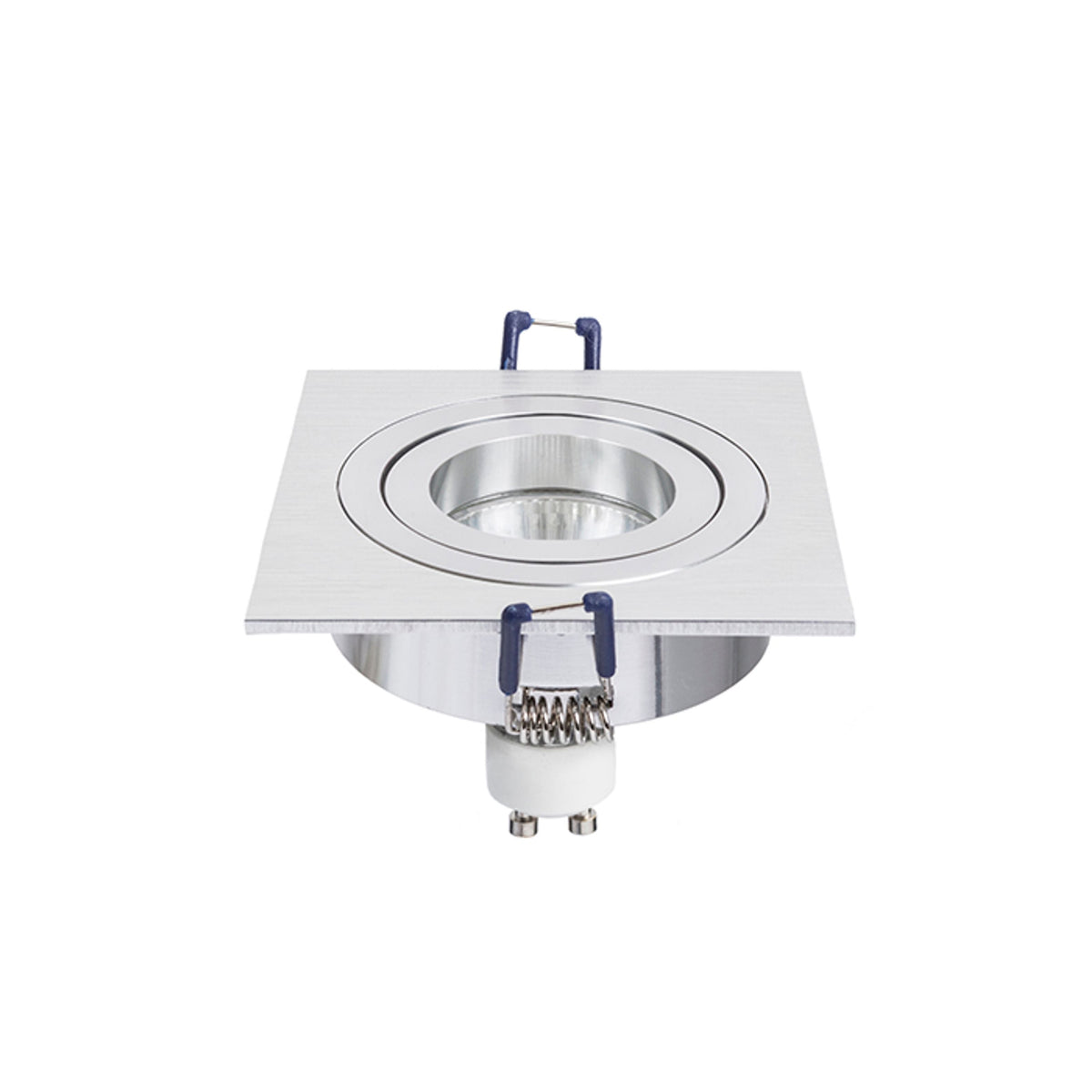 PASADENA GU10 SQ I inbouwspot geborsteld aluminium