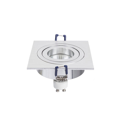 PASADENA GU10 SQ I inbouwspot geborsteld aluminium