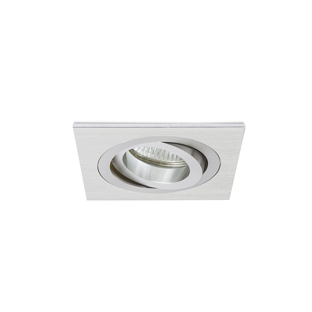 PASADENA GU10 SQ I inbouwspot geborsteld aluminium