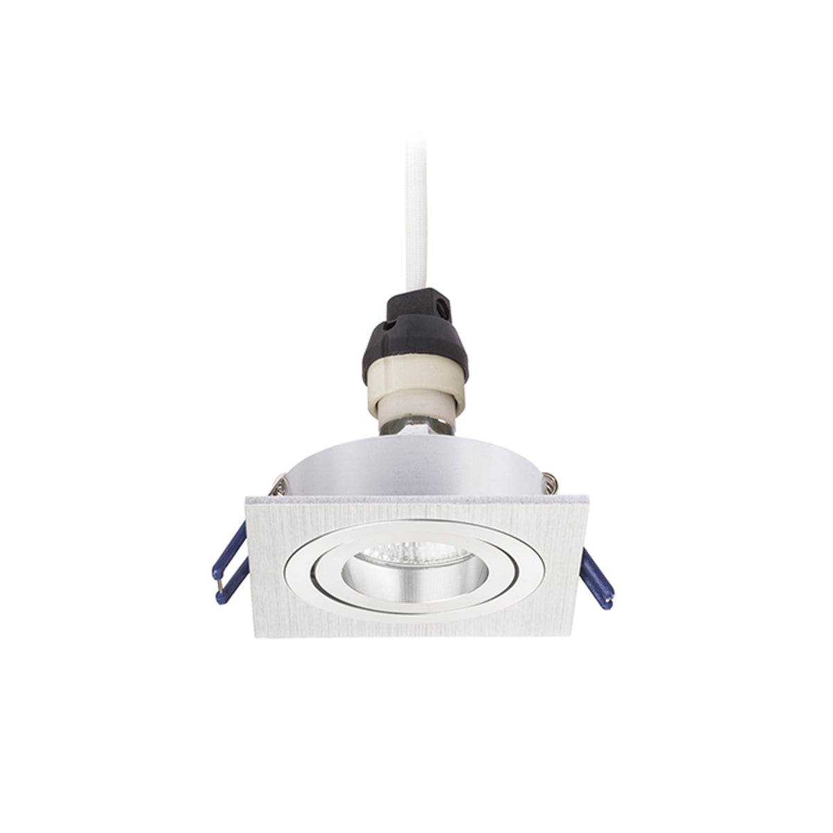 PASADENA GU10 SQ I inbouwspot geborsteld aluminium