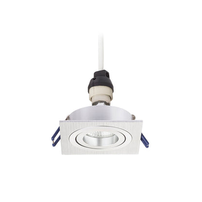 PASADENA GU10 SQ I inbouwspot geborsteld aluminium