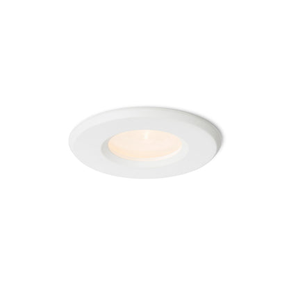 APRIORI ronde inbouwspot wit met gesatineerd glas