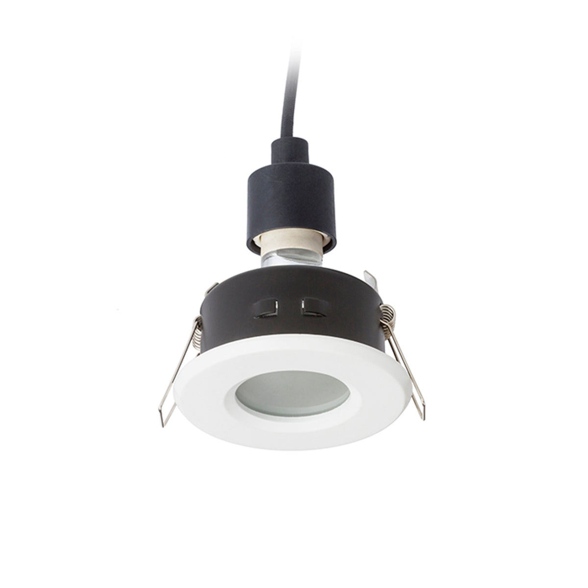 APRIORI ronde inbouwspot wit met gesatineerd glas