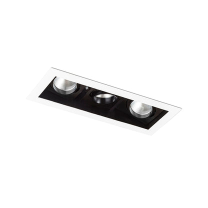 BONDY III drievoudige kantelbare inbouwspot wit