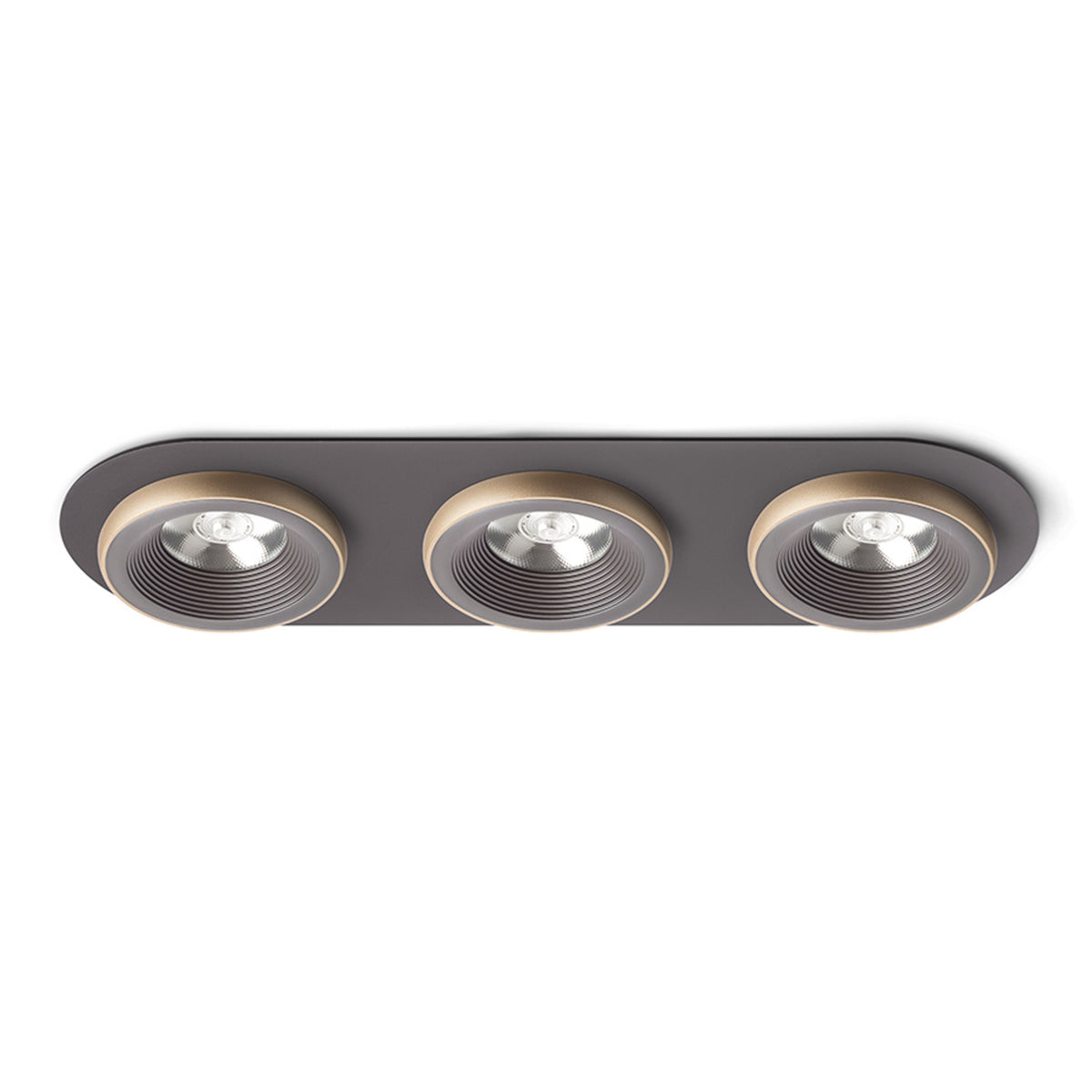 SHARM R III inbouwspot bruin / parelmoergoud