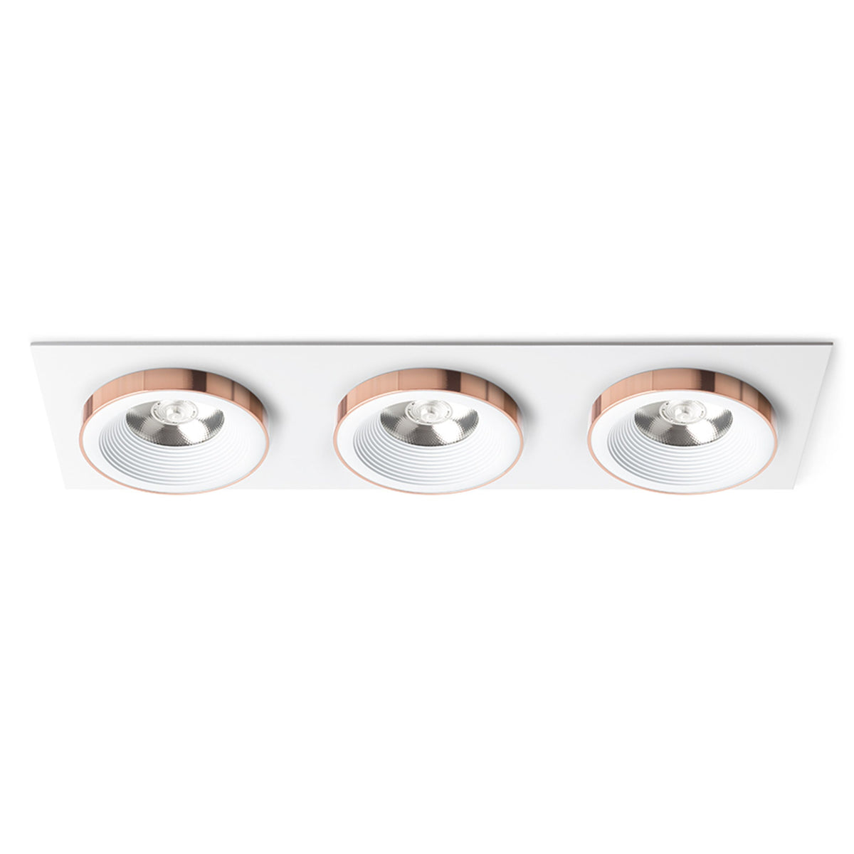 SHARM SQ III inbouwspot wit / koper