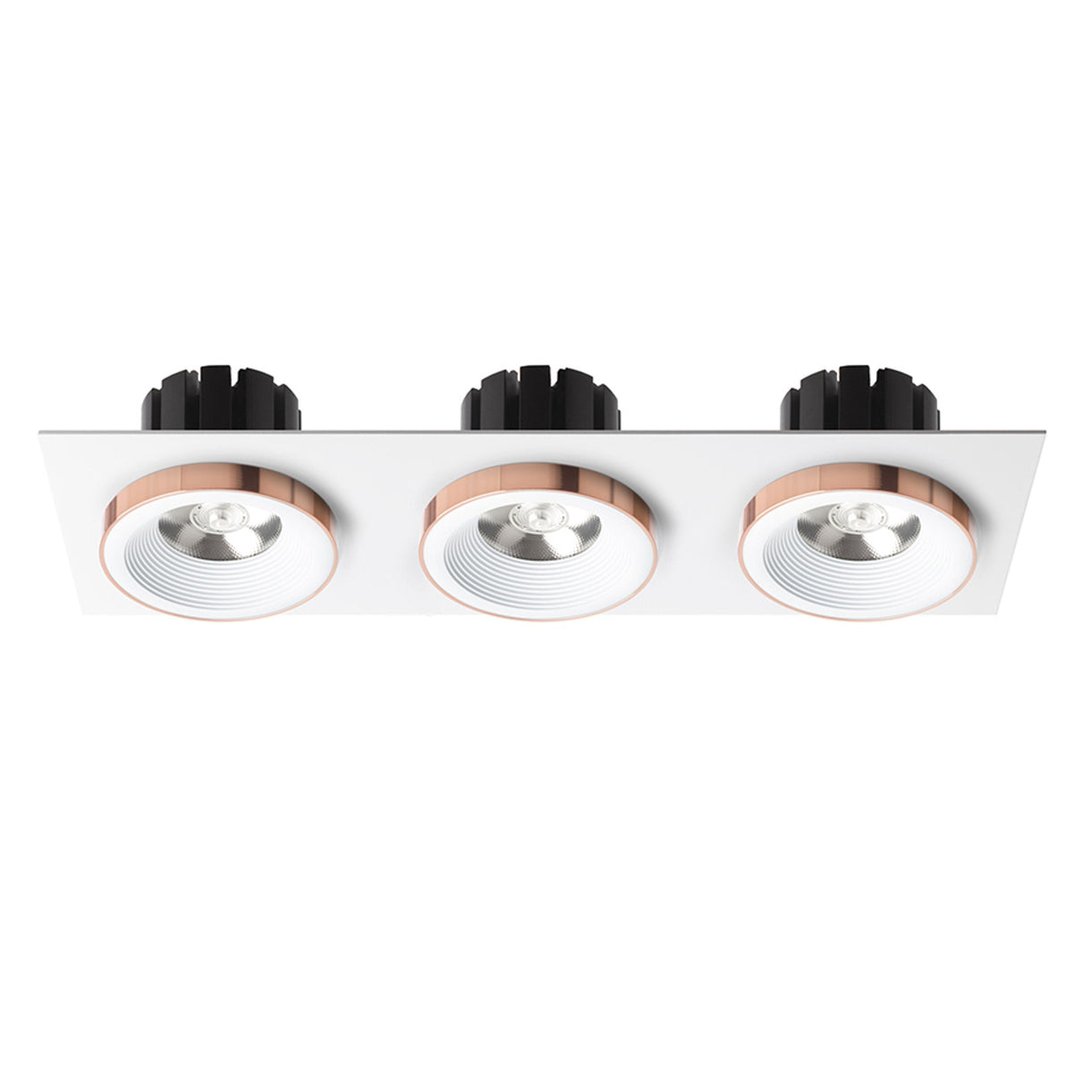 SHARM SQ III inbouwspot wit / koper