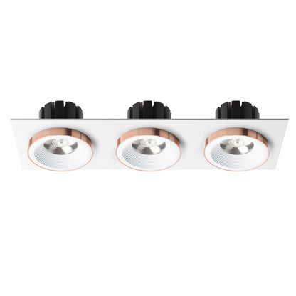 SHARM SQ III inbouwspot wit / koper