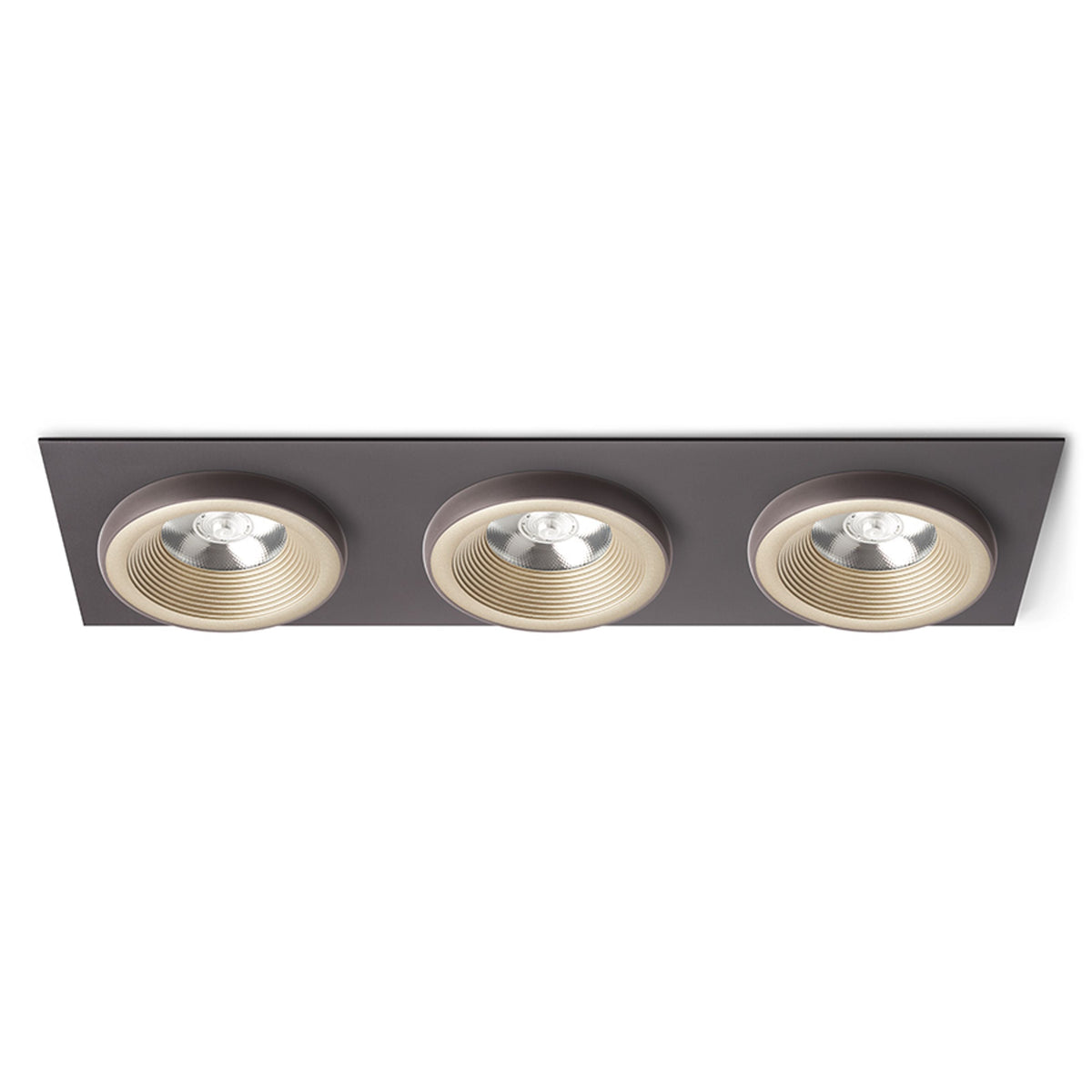 SHARM SQ III inbouwspot parelmoergoud / bruin