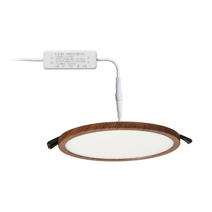 HUE R 17 inbouwspot donker notenhout-look