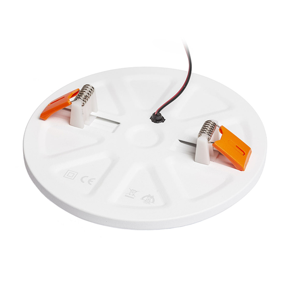 BJORK R 16 vlakke ronde inbouwspot wit