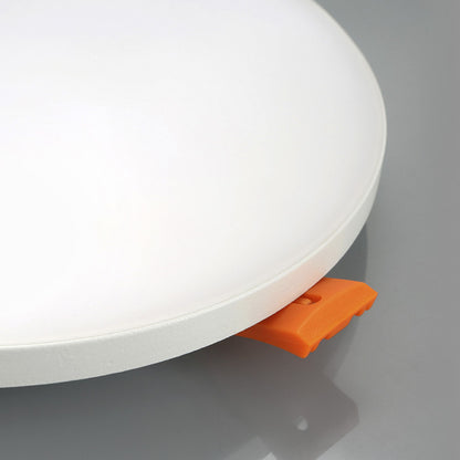 BJORK R 16 vlakke ronde inbouwspot wit