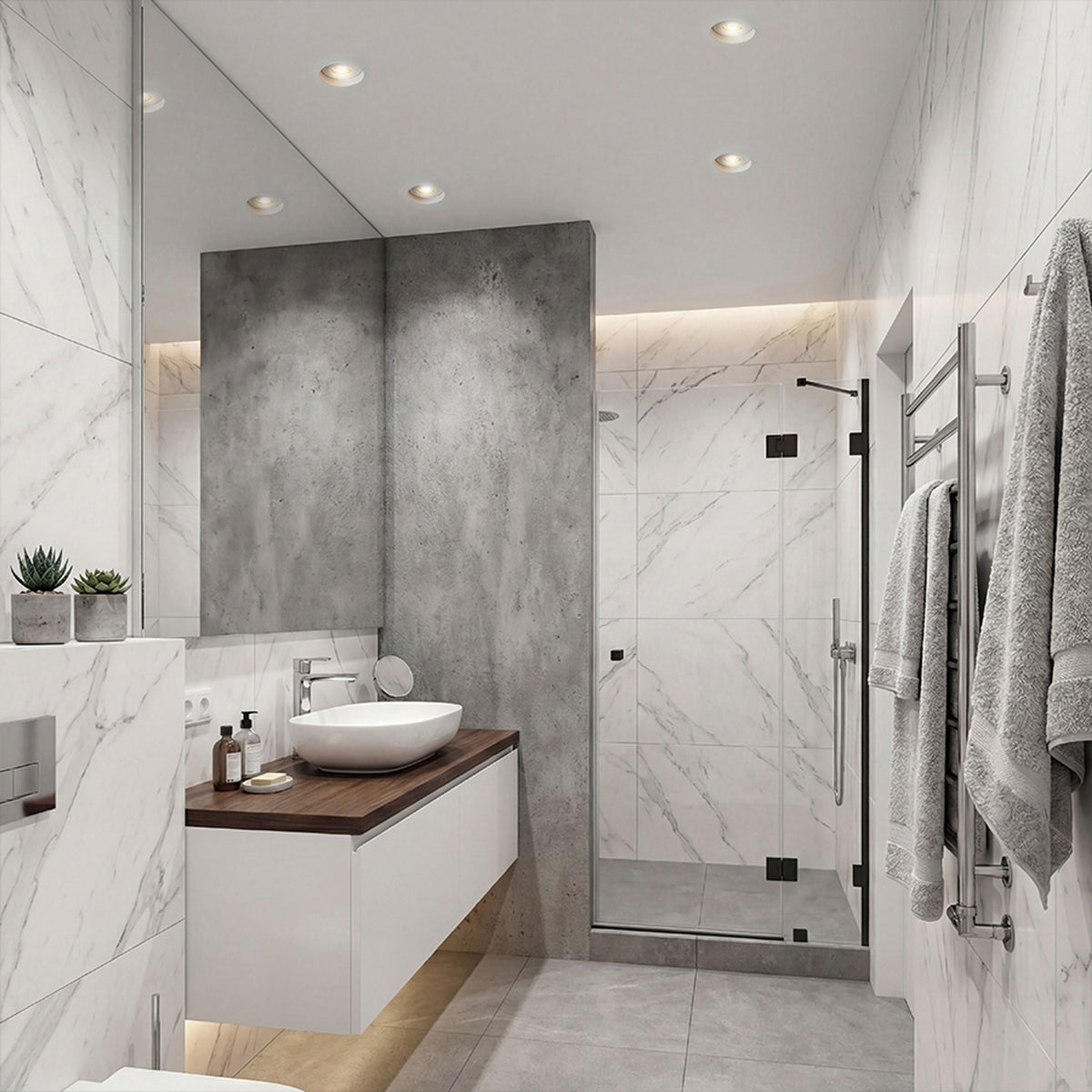 BRAN FRAMELESS frameloze ronde inbouwspot wit