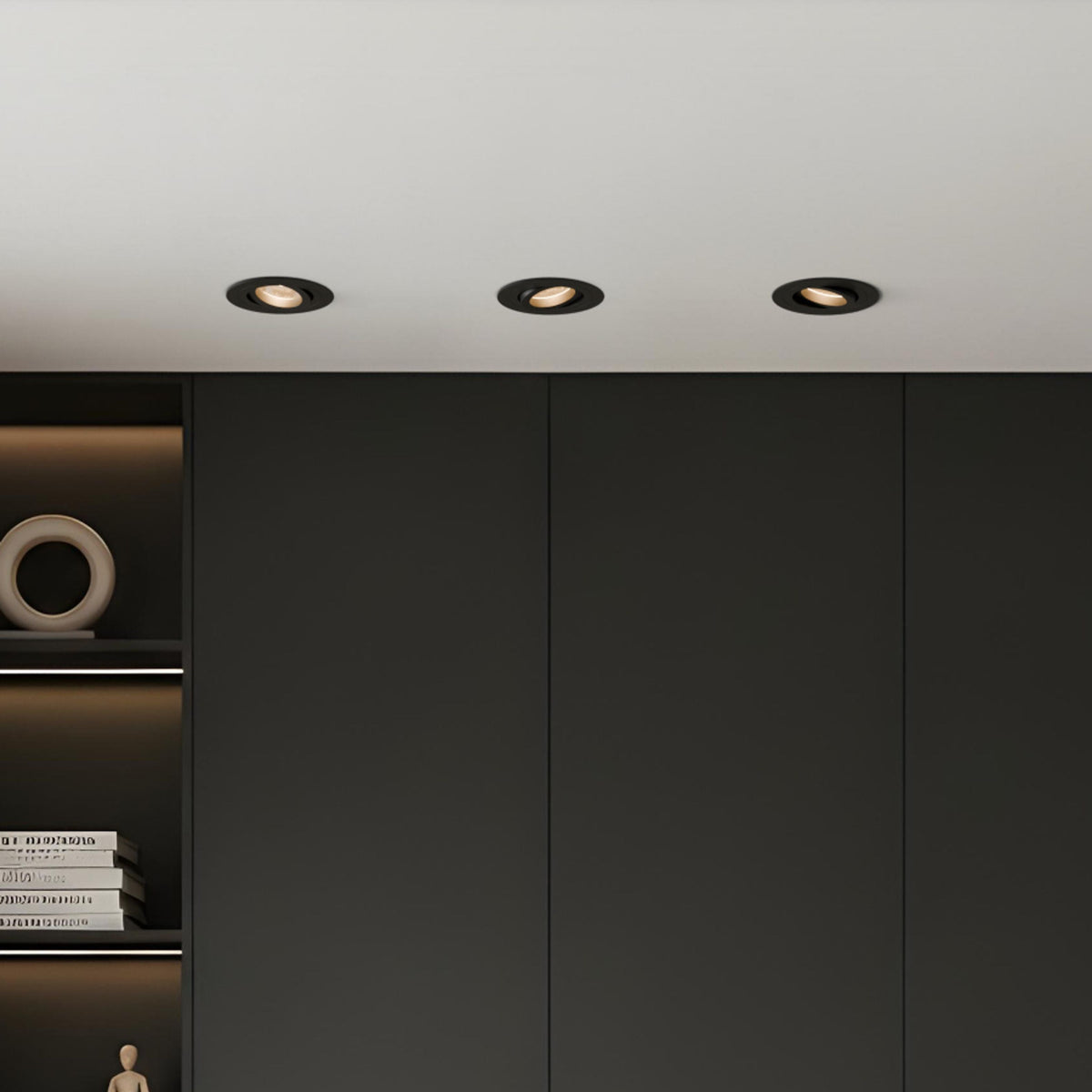 PASADENA GU10 R inbouwspot zwart