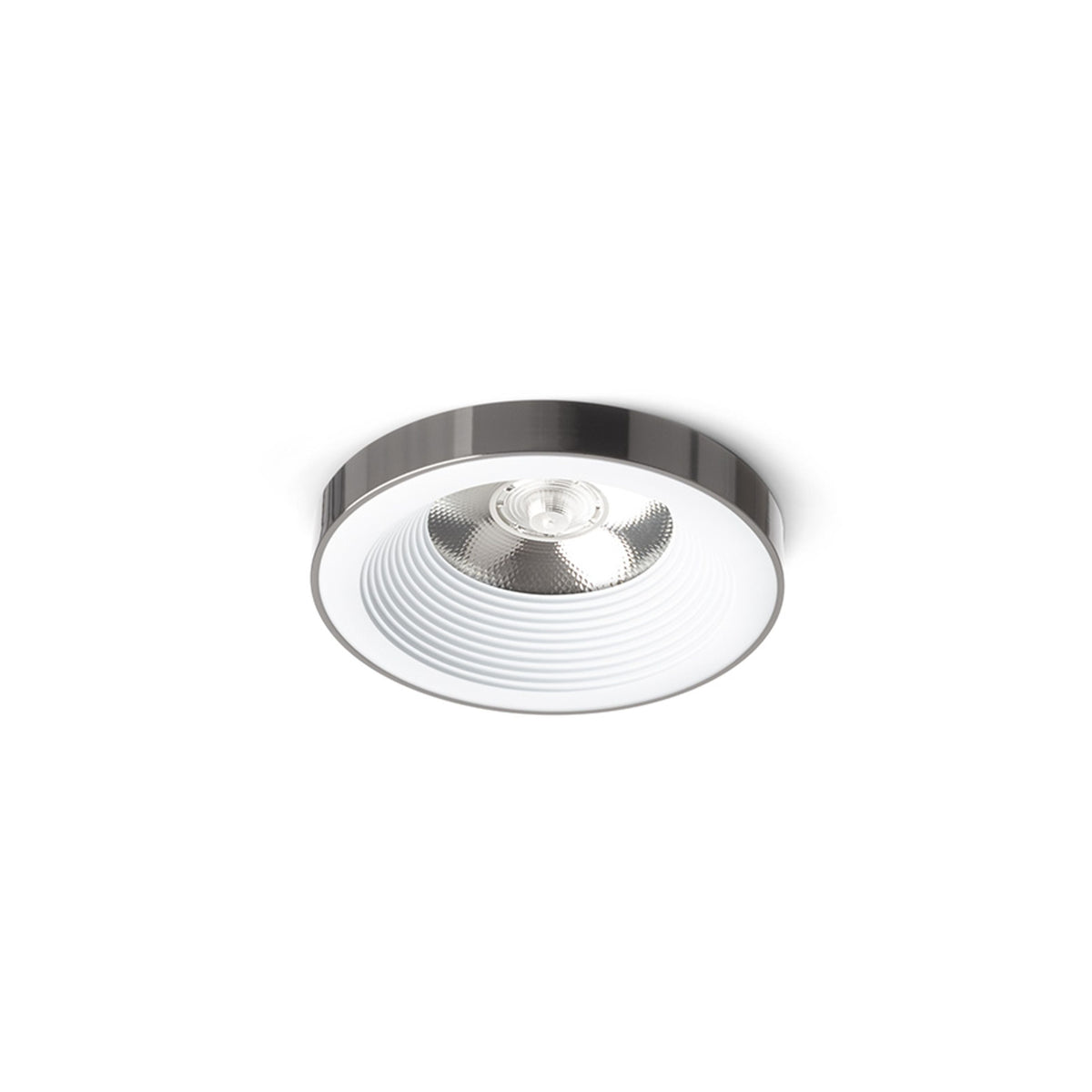 SHARM PLUS inbouwspot wit / zwart chroom