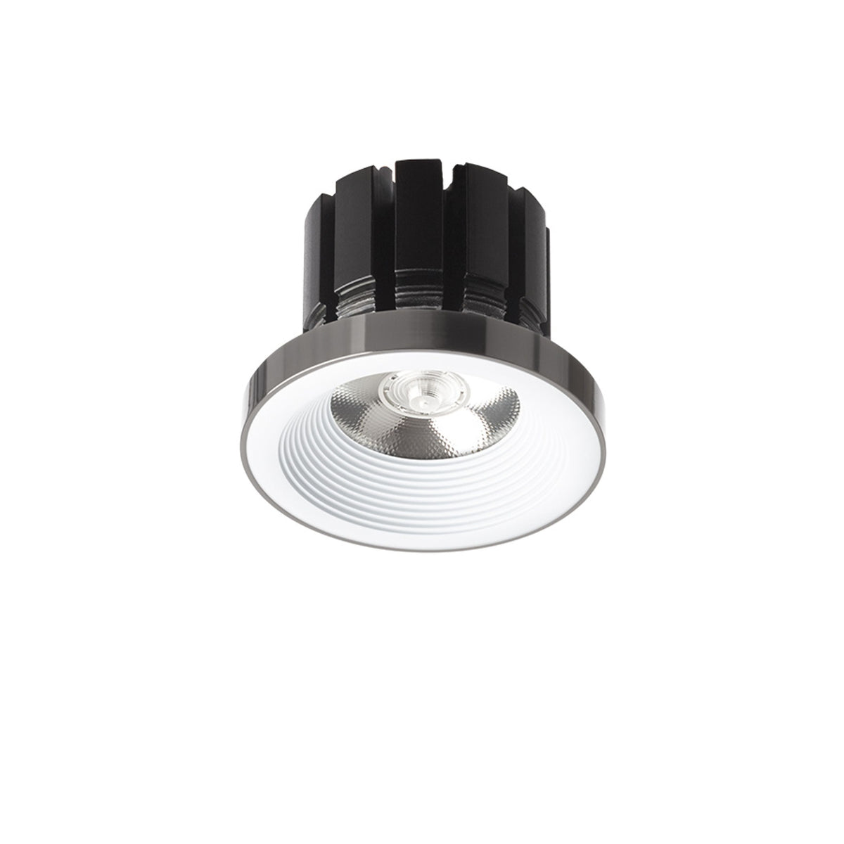 SHARM PLUS inbouwspot wit / zwart chroom