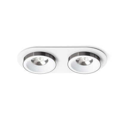 SHARM R II inbouwspot wit / zwart chroom