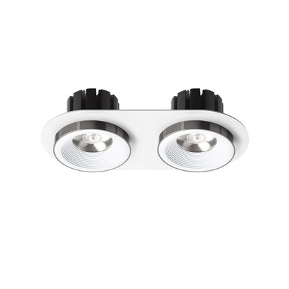 SHARM R II inbouwspot wit / zwart chroom