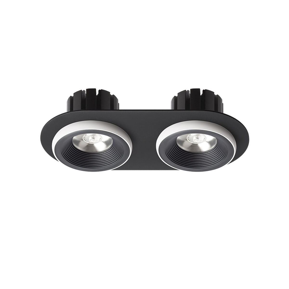 SHARM R II inbouwspot zwart / wit
