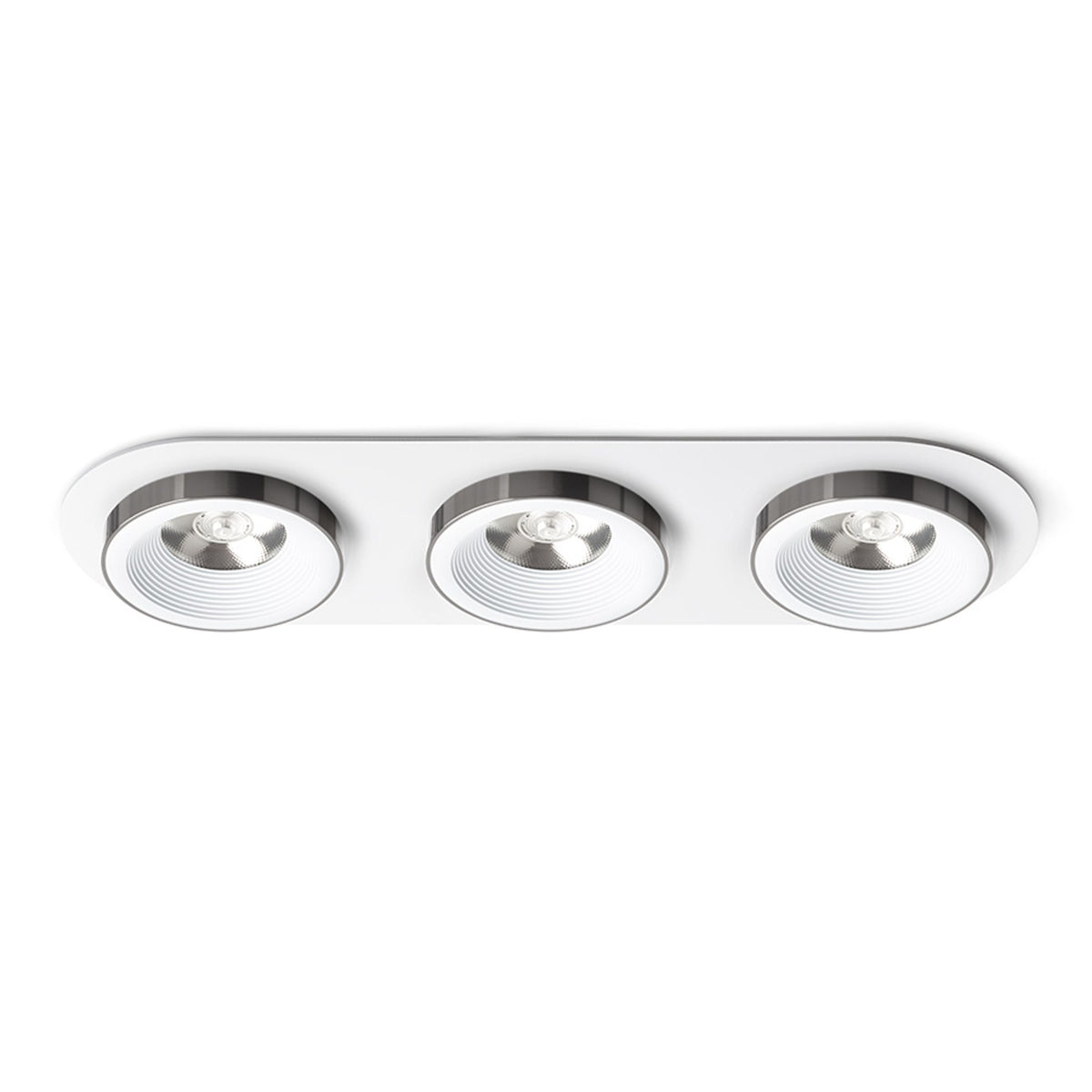 SHARM R III inbouwspot wit / zwart chroom